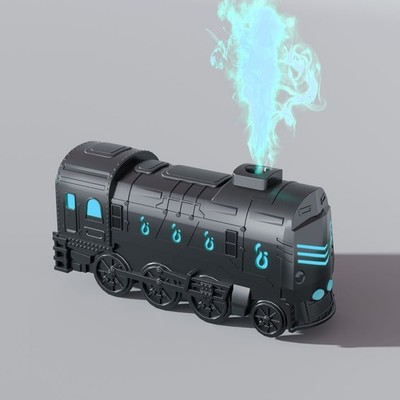 Remote Control Train Humidifier Aromatherapy LED Mist Diffuser USB Desktop