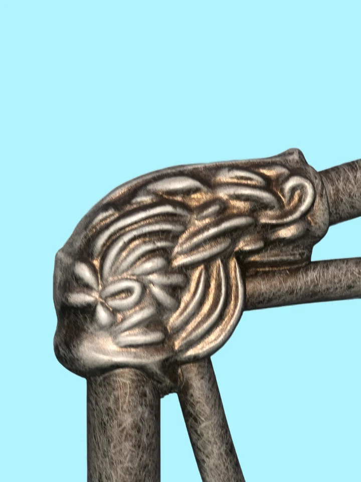 Cabeceira e rodapé de ferro forjado provençal francês tamanho real - Imagem 3 de 4