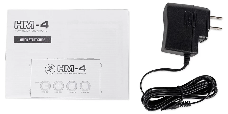 Mackie HM-4 4-Way Distribution Headphone Amplifier Amp w/4 Headphone Outputs - Image 4 of 4