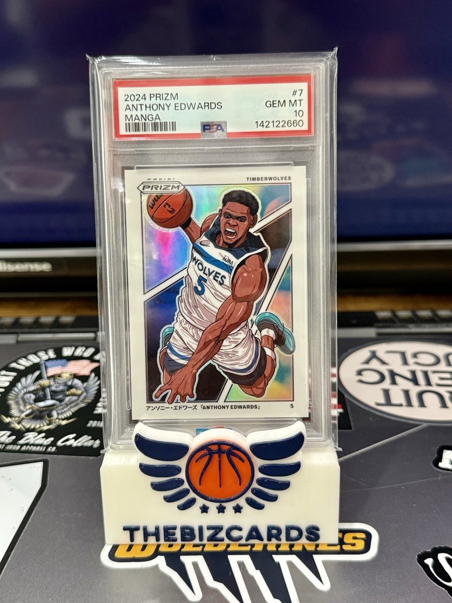 2024 Panini Prizm - Anthony Edwards - Manga #7 - PSA 10 Pop 26 | eBay