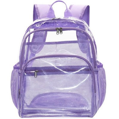 Clear Backpack Clear Book Bag Stadium Large See Through Backpack Heavy Duty T...