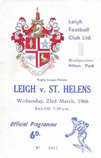 1965-66 Leigh v St Helens  March 1966