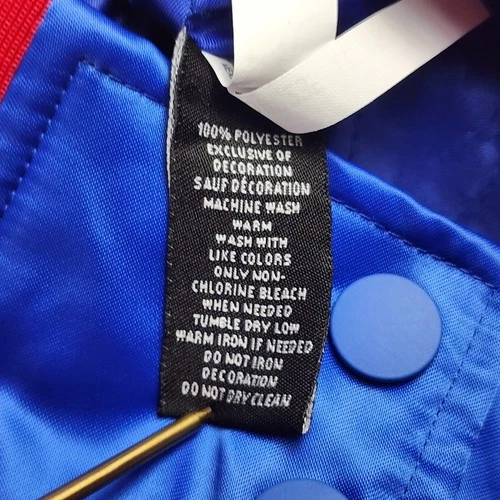 Pro Standard Buffalo Bills Varsity Jacket Mens L Blue NWT Satin NFL Bomber Sport image 6