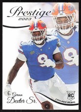 Gervon Dexter Sr. 2023 Panini Prestige: #339 Chicago Bears