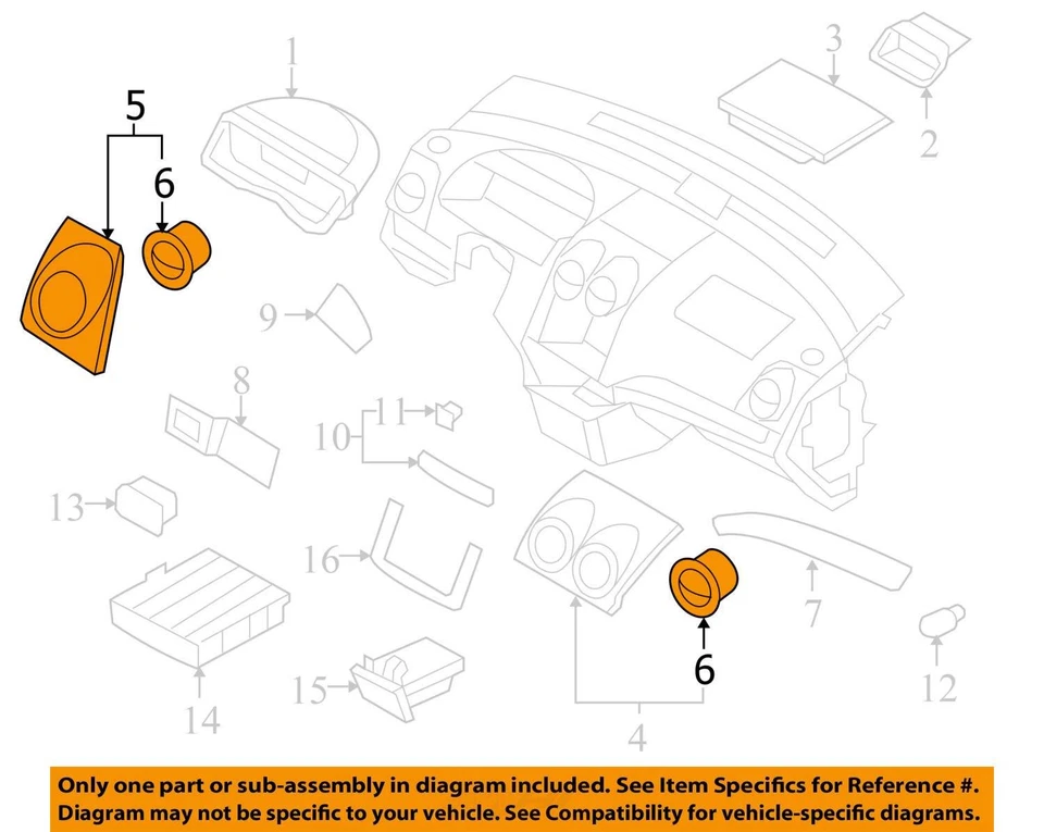 SE ADAPTA A PARRILLA CHEVROLET AVEO AVEO5 2007-2011, CARROCERÍA SI AIR OTLT 96457649 - NUEVO OEM Foto 3 de 4