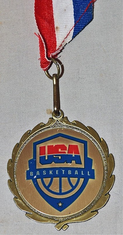 WNBA -ARIKE OGUNBOWALE- TEAM USA Women's Basketball Medal - NOTRE DAME/WINGS