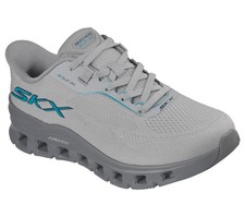 Skechers Shoes Men's Slip Ins Gray Glide Step Arch Fit Mesh Memory foam 233111