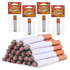 Playbees Fake Puff Cigarettes That Blow Smoke - 8 Pack - 3.25 Inch Faux Small