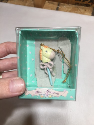 #ad #ad VTG NEW Enesco Mini Moments Ridin#x27; High For The Holidays Horse Ornament 596450 $4.00
