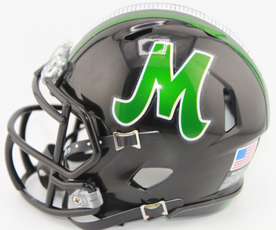 2000 spring football league houston marshalls helmets Marshall Thundering Herd College Collectible Mini Helmet | Picture Inside SP face mask Which of these early 2000's