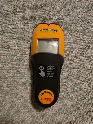 Zircon StudSensor HD70 Stud Finder LED Center Detection Wire Warning