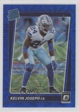 2021 Panini Donruss Optic Rated Rookie Blue Scope Prizm Kelvin Joseph #250 12df