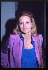 Angie Dickinson Original 35mm Photo Transparency Rare Candid 1980's Glamour