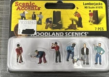 Woodland Scenics HO Scale A1876 Lumberjacks HOn3, HOn30, HOn2 CC