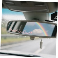 3 PCS Trust in God Rearview Mirror Sticker,Trust in God Mirror Decals