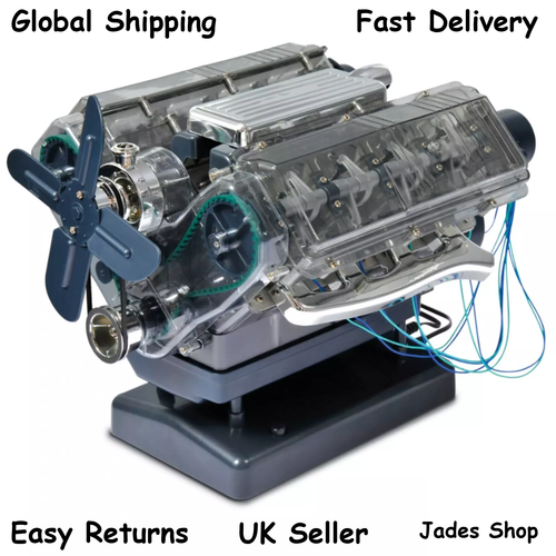 Haynes V8 Engine Model Kit Functional Motorised Petrol 250 Parts ...