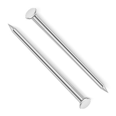 Etauwe 4 Inch Hardware Nails, Stainless Steel Flat Nails, Long Nails, Wood Na...