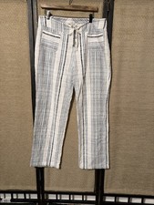 NWT SUNDANCE Gigi Cotton Lightweight Boho Pant Size Medium Blue White