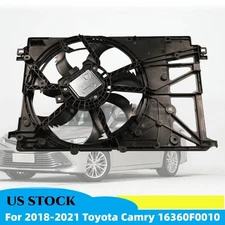 Engine Radiator Cooling Fan Assembly For 2018-2021 Toyota Camry 2.5L 16360F0010
