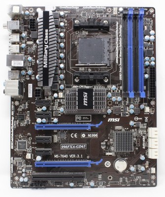 MSI 990FXA-GD65 MS-7640 AMD 990FX ATX Mainboard Sockel AM3+ (#11500)