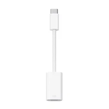 Apple MUQX3AM/A USB-C to Lightning Adapter, White