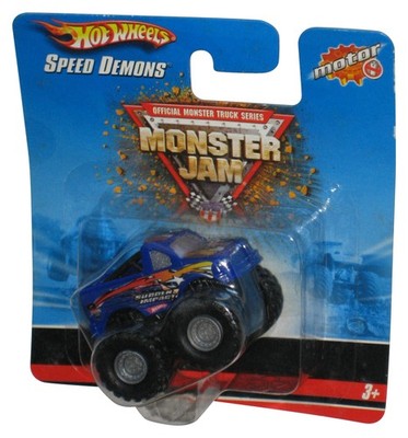 Monster Jam Speed Demons Hot Wheels (2007) Blau Actionfigur Mini Motor Spielzeug