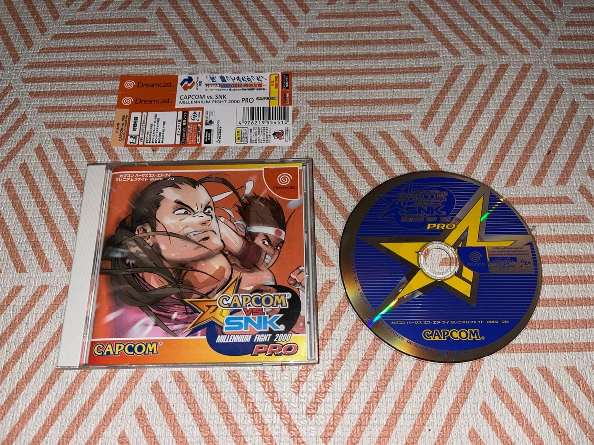 Capcom Vs SNK Milenium Fight 2000, Dreamcast Japonês Original (Mídia Física) - Usado - Nova Era Games e Informática