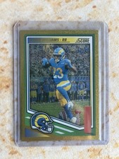2025 Panini Score Kyren Williams Gold Zone Parallel /499 Los Angeles Rams # 55