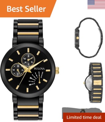 Bulova Men's Multi-Function Modern Stainless Steel Watch