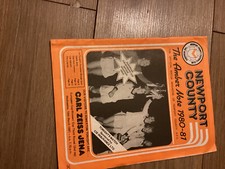 1981 ECWC NEWPORT COUNTY V CARL ZEISS JENA E1