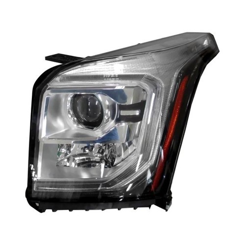 Chrome Housing Clear Corner Headlights For 1999-2007 GMC Sierra & Yukon XL – Pair 7 thumbnail image