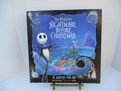 Nightmare Before Christmas Tim Burton's SUPER POP-UP BOOK  1993 HC