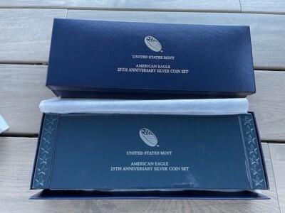 2011 American Eagle 25th Anniversary Silver Coin Set Box with COA - No Coins