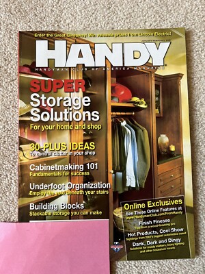 Magazine - HANDY - Handyman Club of America - Jan/Feb 2008 - Storage Solutions