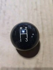 Shifter Knob  3-speed Engraved 12 -13 Thread 1-1316 Wide New