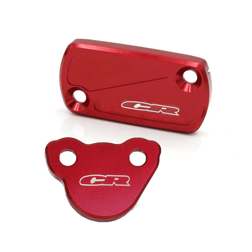 Front Rear Brake Reservoir Fluid Cover Cap For HONDA CR125R CR250R 2002-2007 - Picture 2 of 4