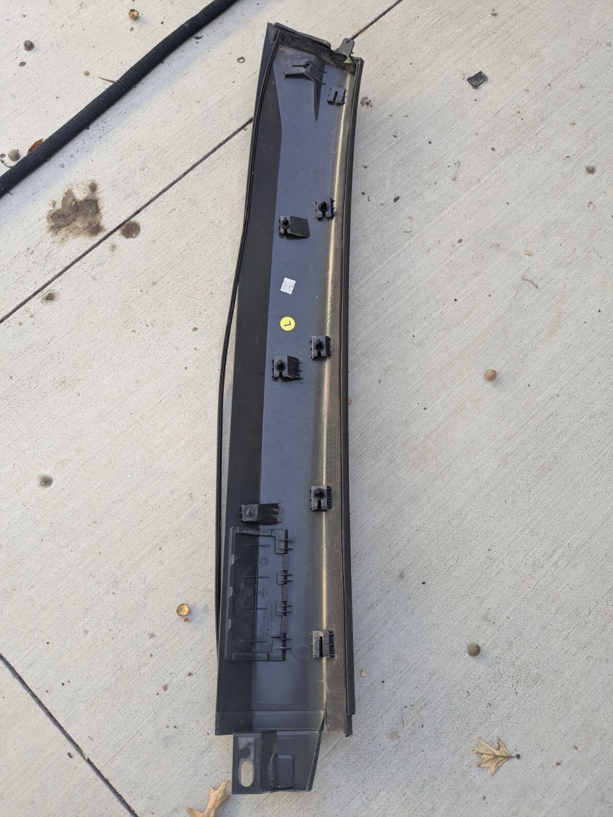 Honda Element Driver Front Roof Roof Garnish Trim 75220-SCV-A010 - Gray