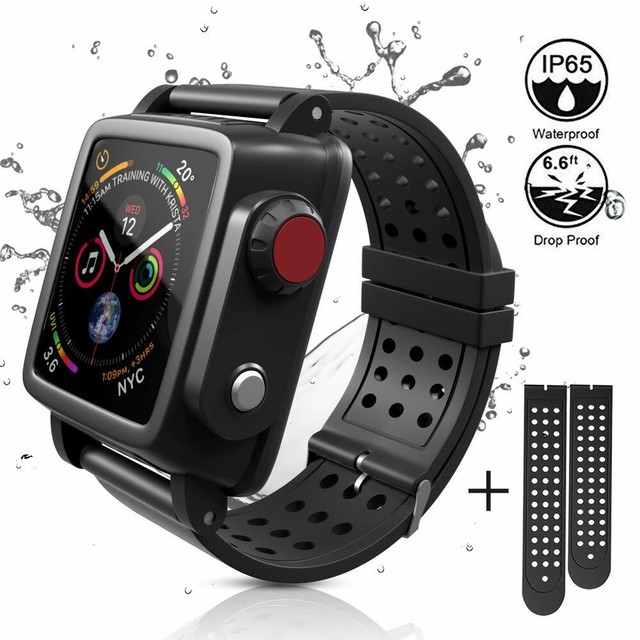 Waterproof Case Apple Watch Series 4 5 6 44mm with Screen Protector