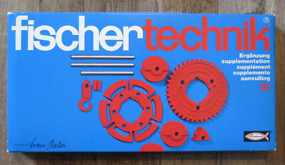 Fischer Technik 20 set in original box Complete Germany building toy