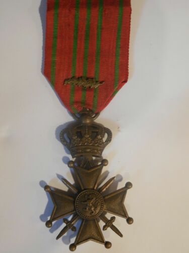 Croix du mérite de guerre belge avec palmier - Photo 1/2