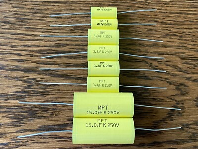 Recap Kit for Sansui SP-X9000 Speaker Crossovers MPT Film Capacitors