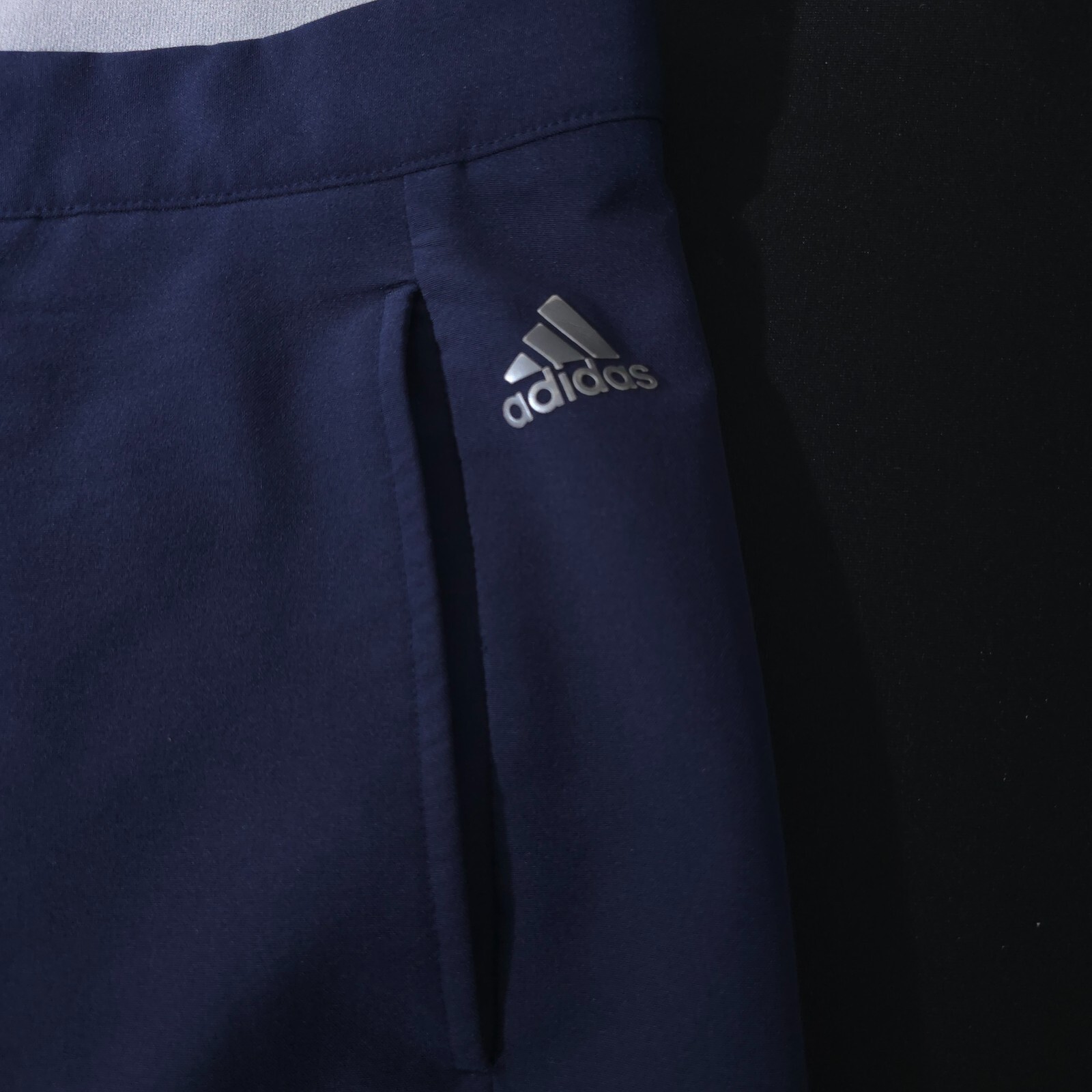 Adidas ClimaLite Men's 40 Golf Shorts Chino Navy Stretch Wicking 3 Stripe Sports thumbnail 10