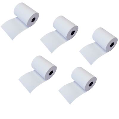 Kassenrollen Additionsrolle 1-fach mit rotem Endwarnstreifen 57 mm 40 m 5 Rollen