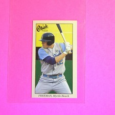 2009 Tristar Obak Mini,  #N17 Freddie Freeman Rookie RC SP limited /1999 Braves