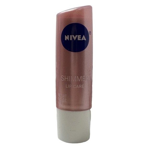 5 Pack Nivea Shimmer Lip Care 0.17 oz Shea Butter Pearl Silk Tinted Pink SEALED - Picture 2 of 9