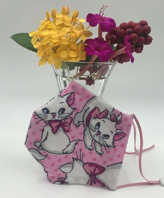 NEW KIDS Cloth Face Cover Covering Mask Filter Pocket Nose Wire 100% Cotton 