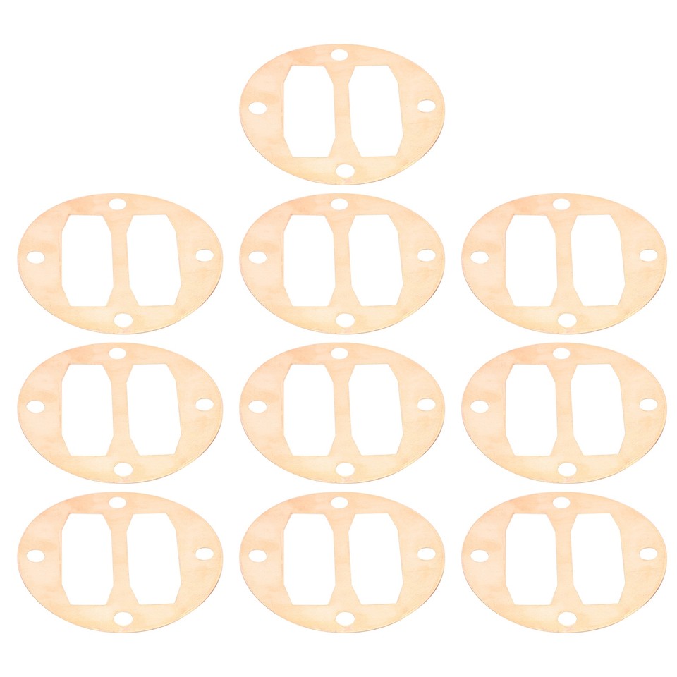 10Pcs Cylinder Sealing Gasket Pump Mount Copper Plate Replacement Air