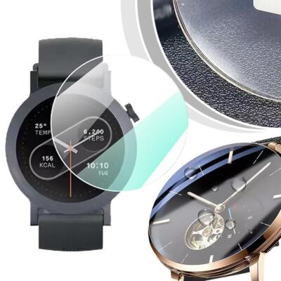 Displayschutzfolie aus gehärtetem Glas für rundes Smart Watch-Zifferblatt Y M1U8