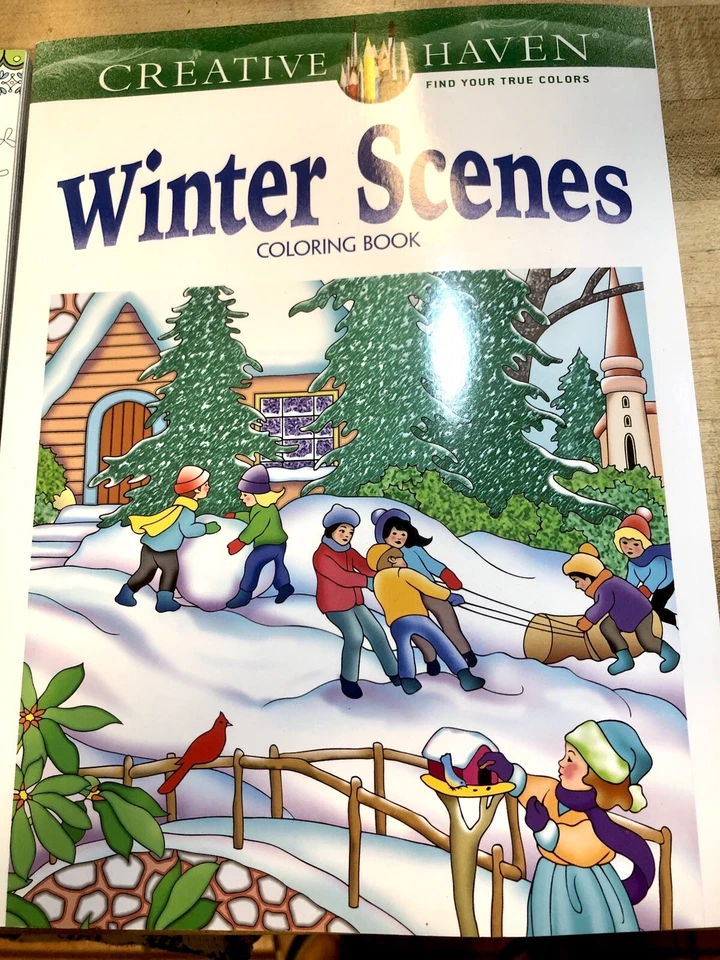 COLORING BOOKS Design Originals Thaneeya McArdle & Creative Creations Christmas  - Image 4 of 4