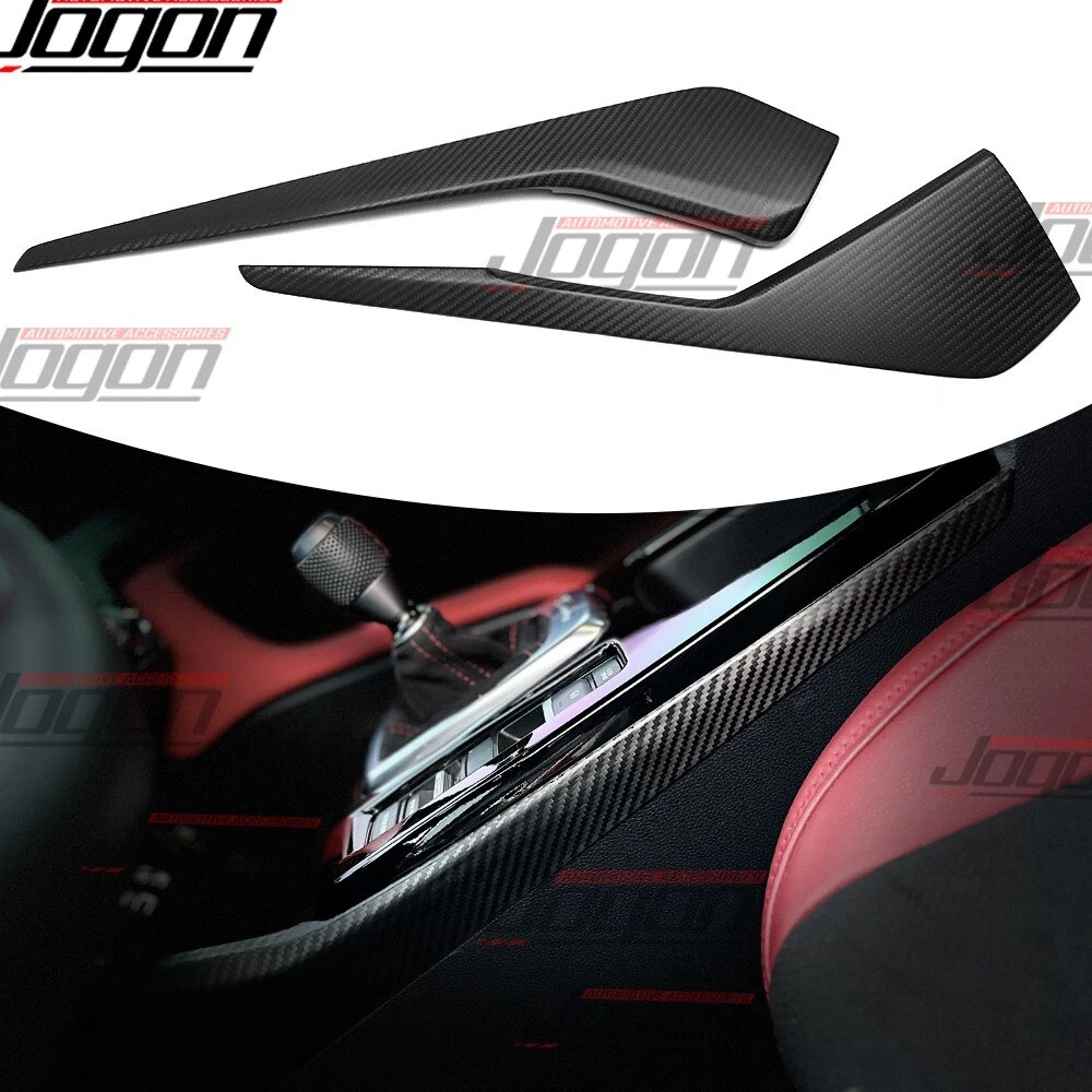 Real Carbon For Acura Integra Type S A-Spec 2023+ Console Gear Shift Side Strip - Picture 1 of 12